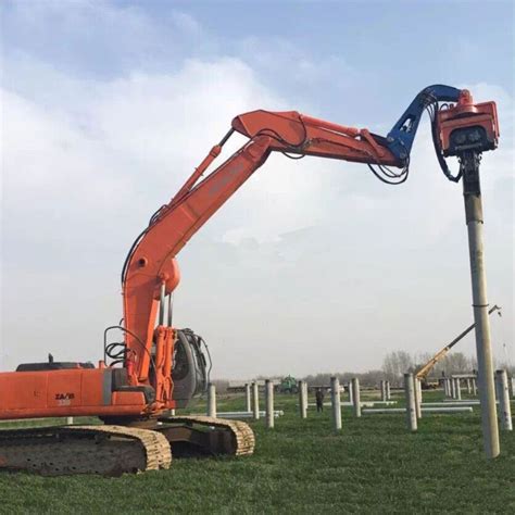 mini excavator hammer rc pile exporter|concrete pile clamping equipment.